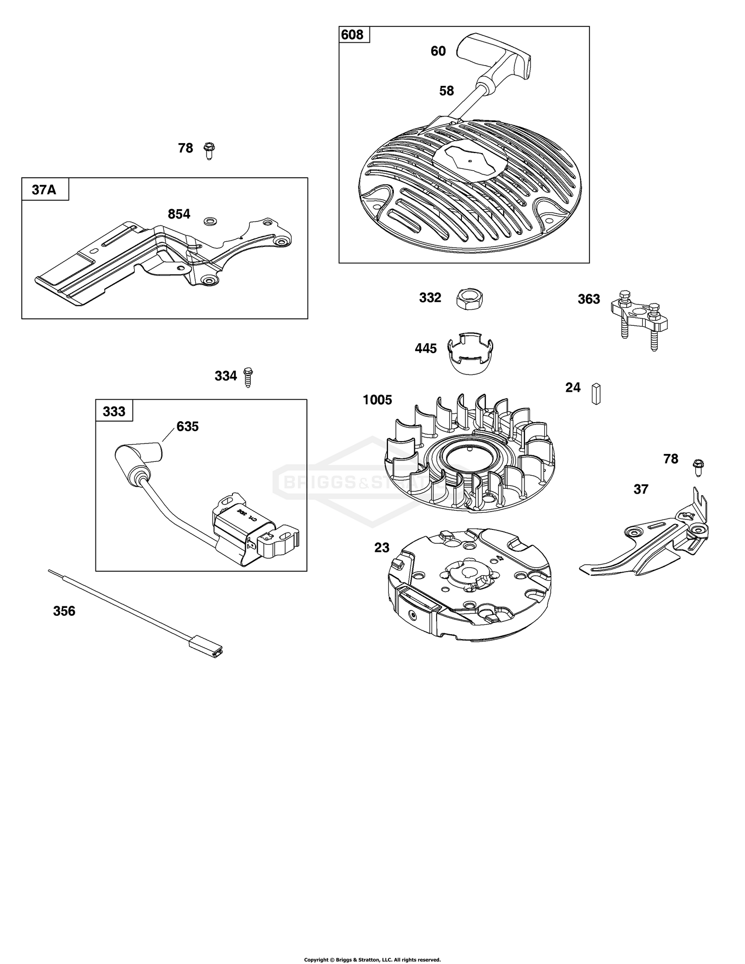 Flywheel, Ignition, and Starter Group