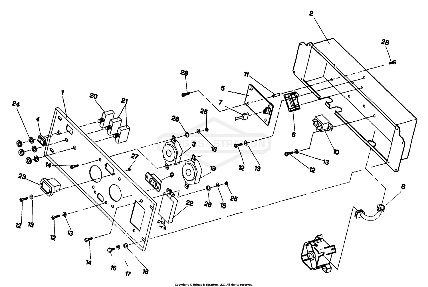 Control Panel Repair Parts No. 88515