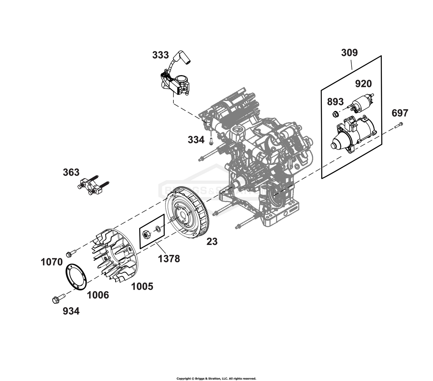 Flywheel, Ignition, and Starter Group