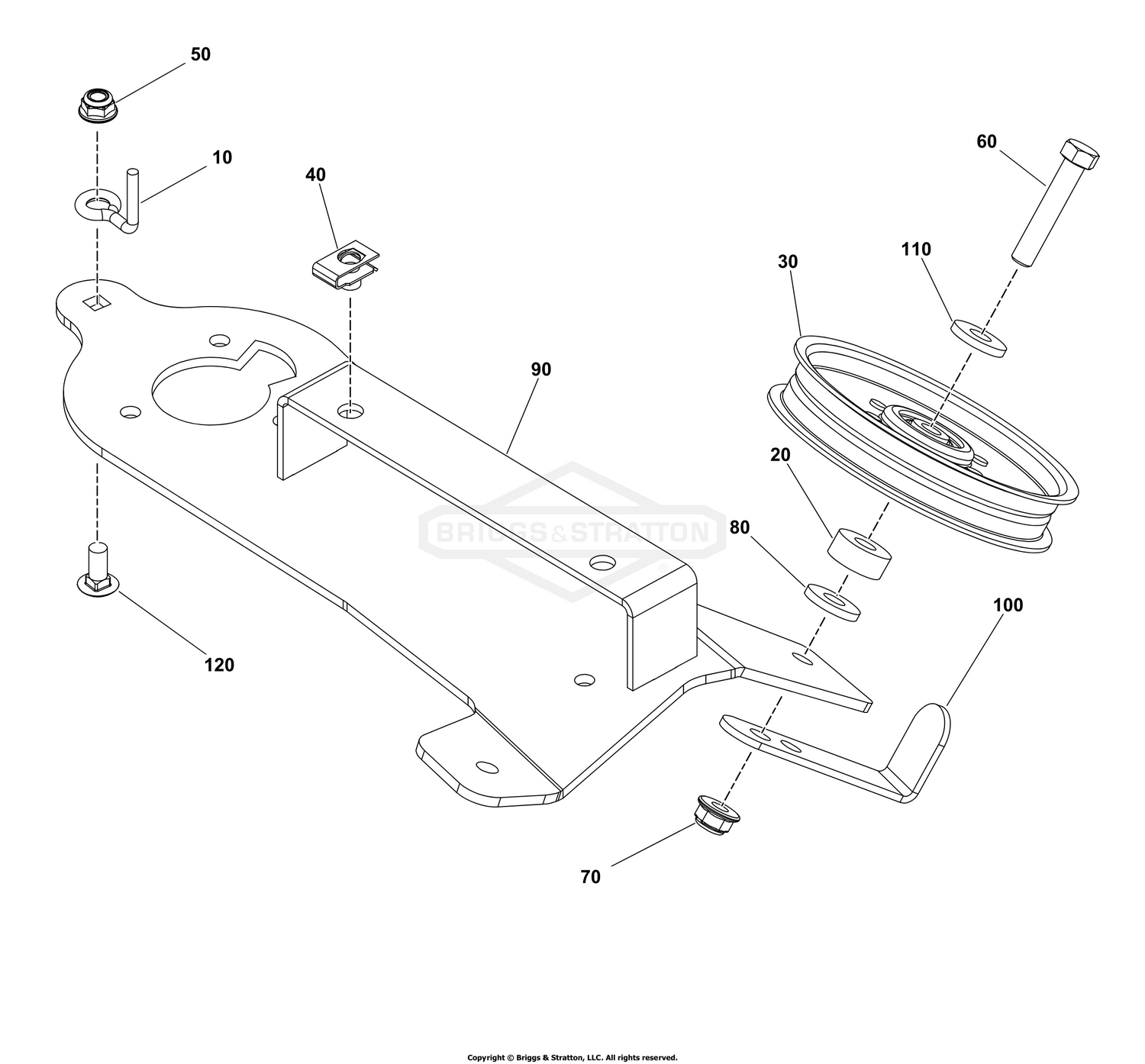 Blower Group - Pulley Plate
