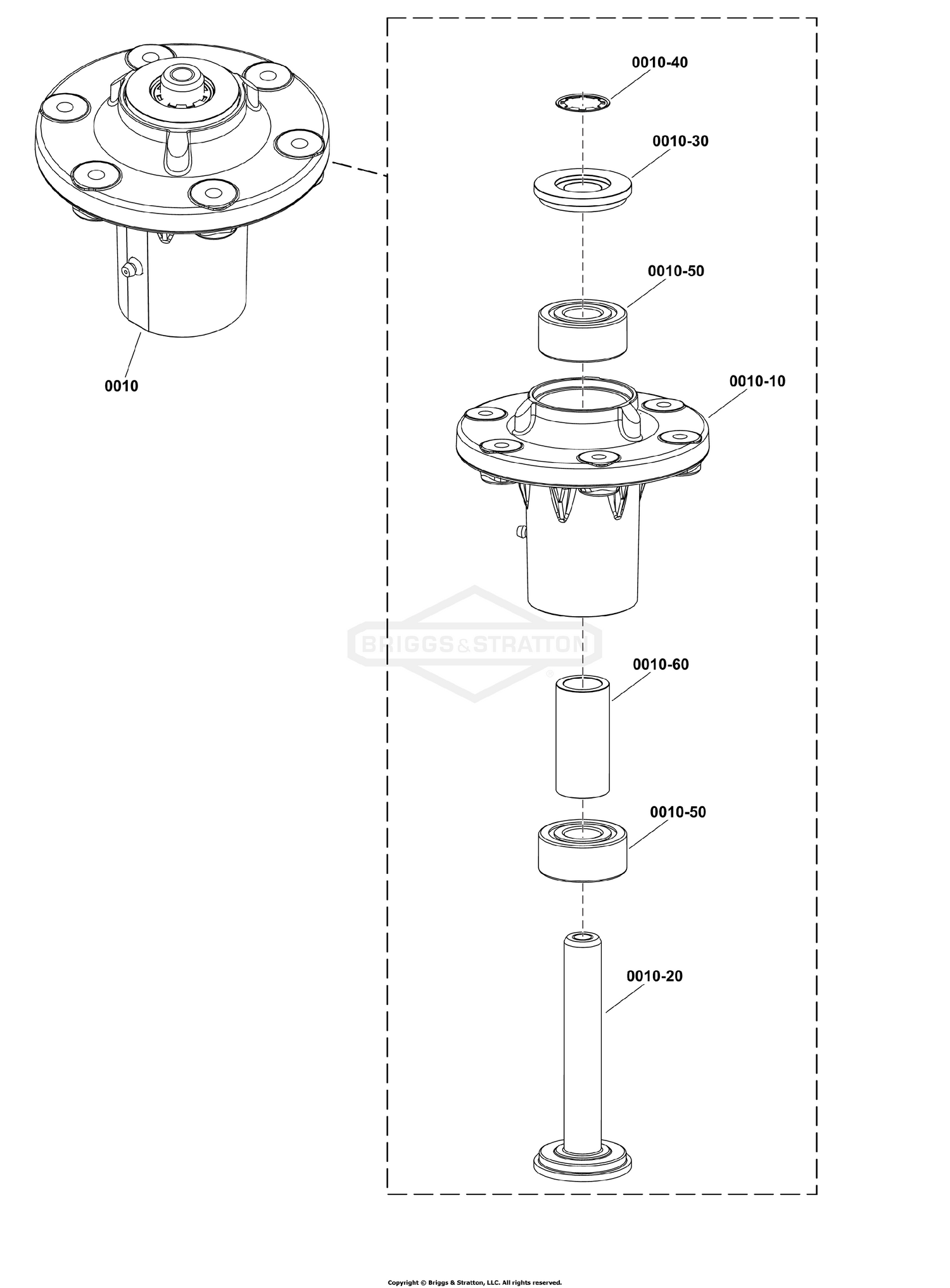 Spindle Service Parts - 5416763FS