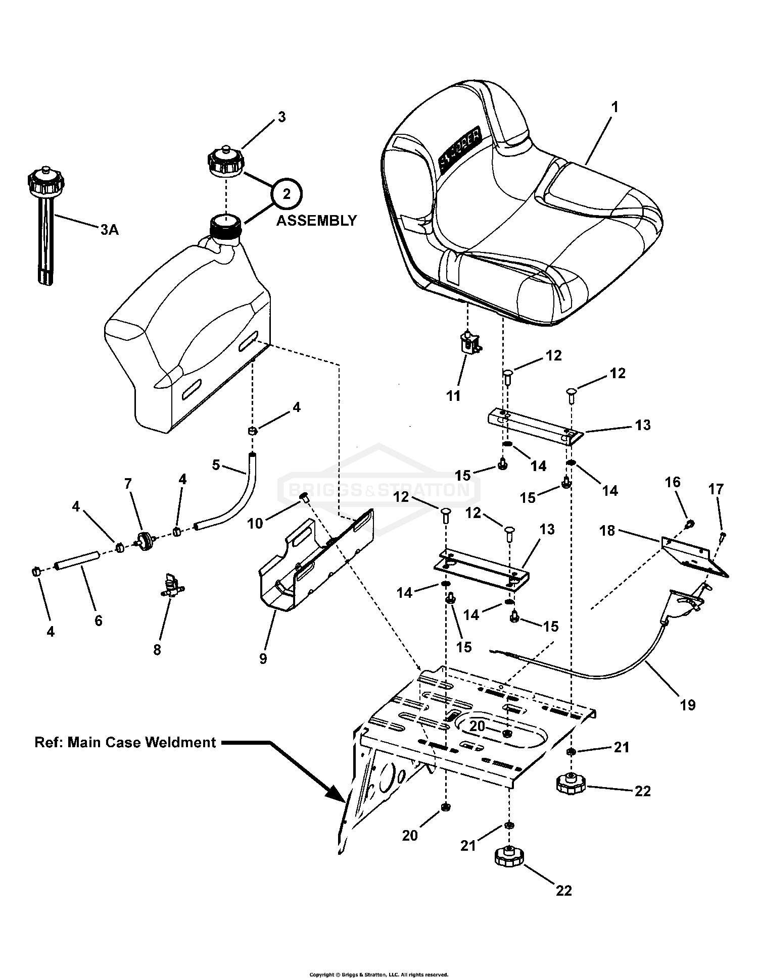 FUEL TANK & SEAT