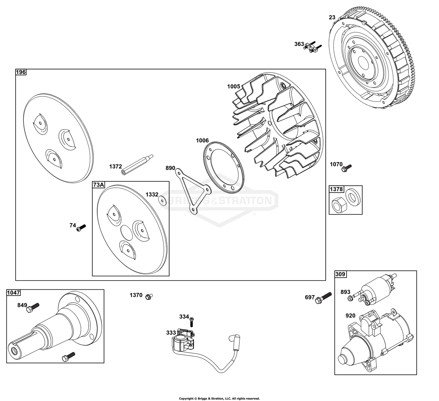 Flywheel, Ignition, and Starter Group