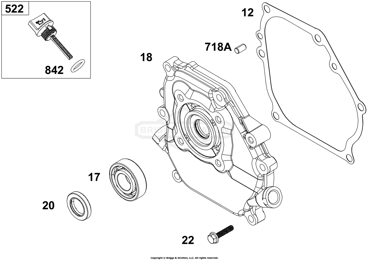 Crankcase Cover/Sump Group