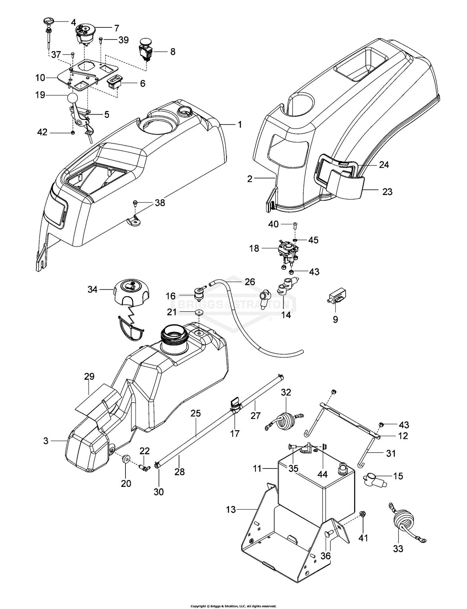 Ignition & Fuel Tank Group
