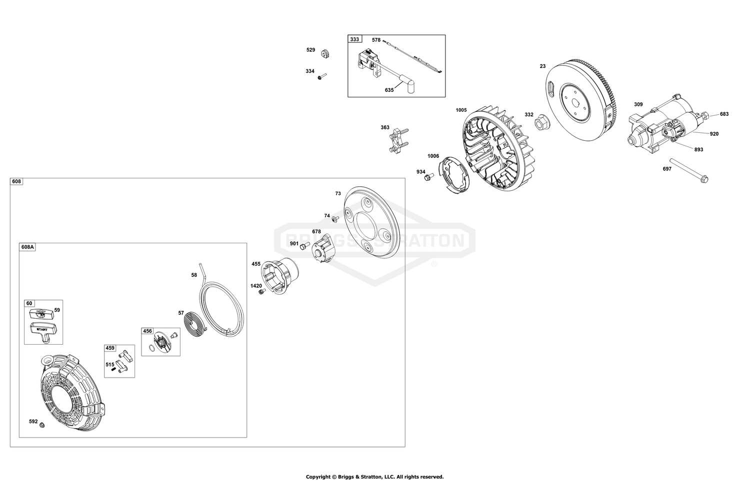Flywheel, Ignition, and Starter Group