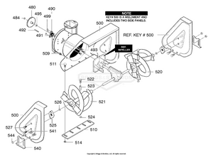 624808x4C Murray - Dual Stage Snow Thrower (2001) - PartsWarehouse