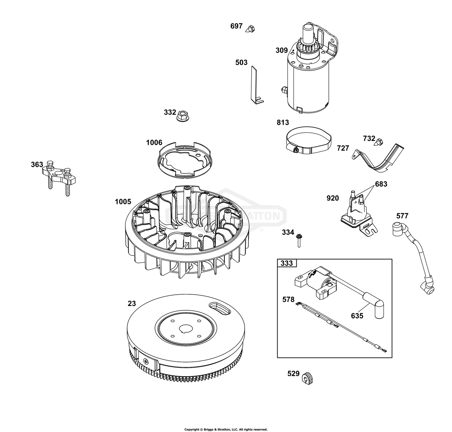 Flywheel, Ignition, and Starter Group