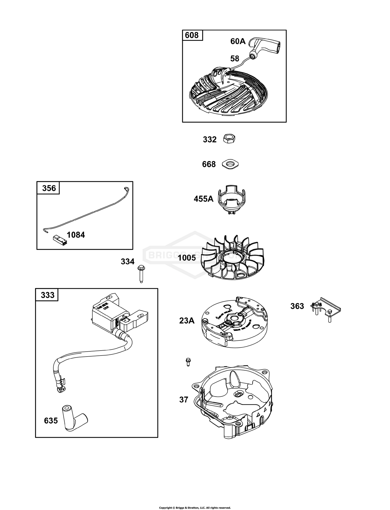 Flywheel, Ignition, and Starter Group