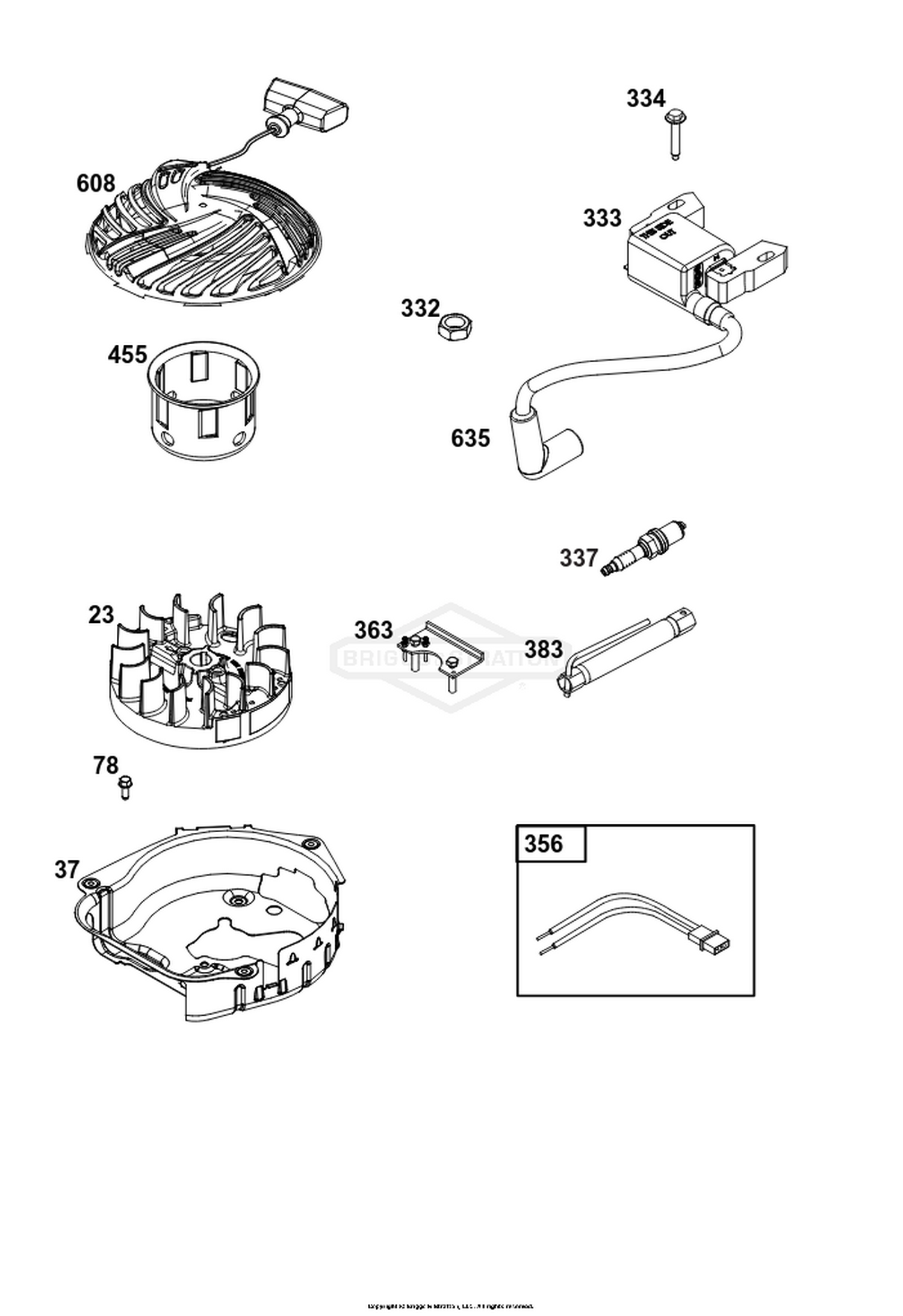 Flywheel, Ignition, and Starter Group