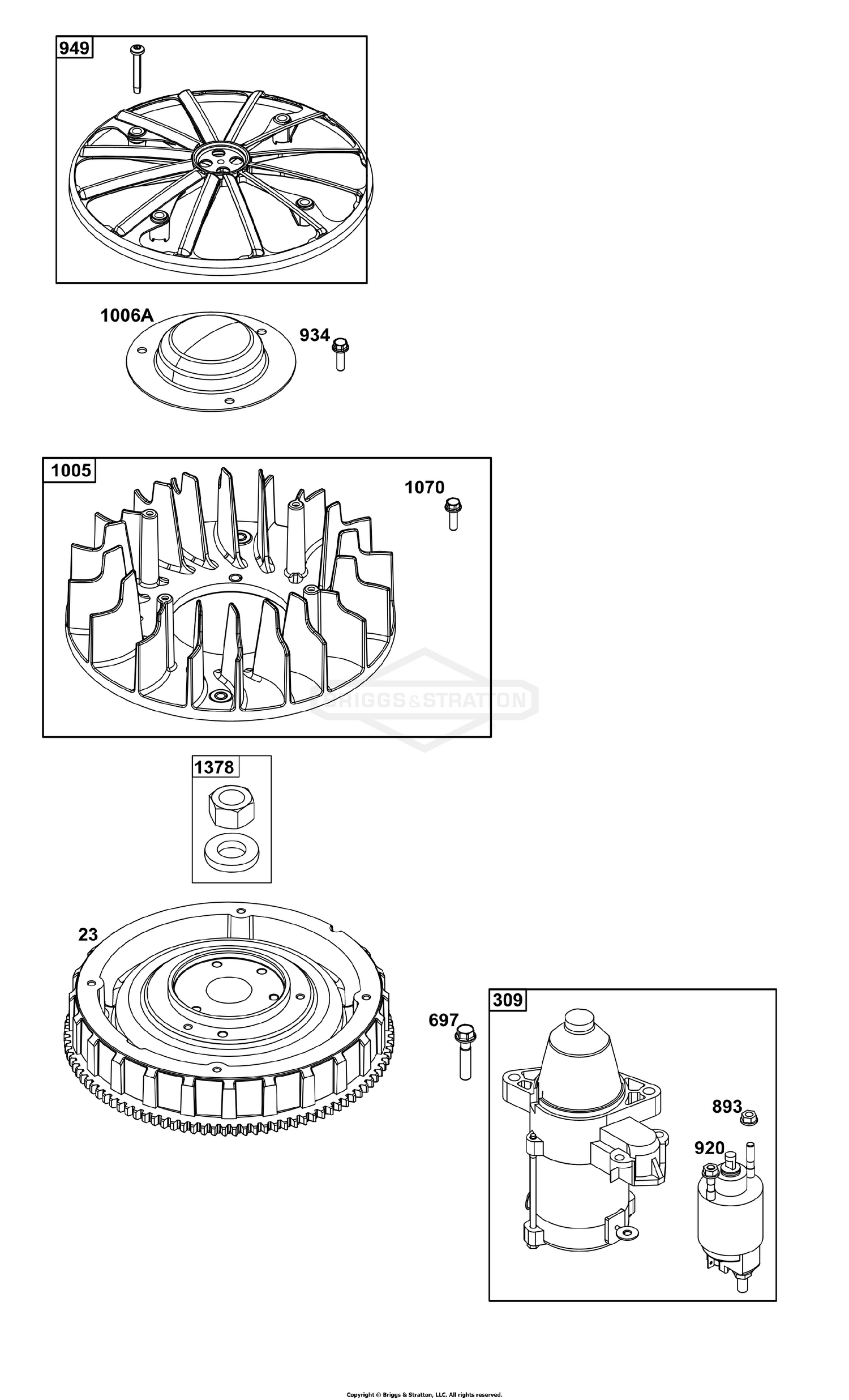 Flywheel, Ignition, and Starter Group