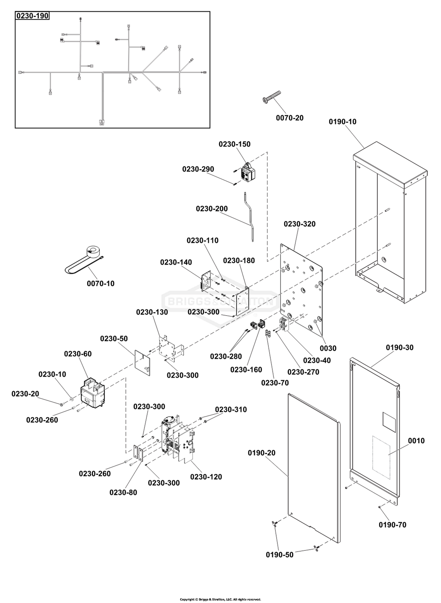 Transfer Switch - Hingeless Enclosure