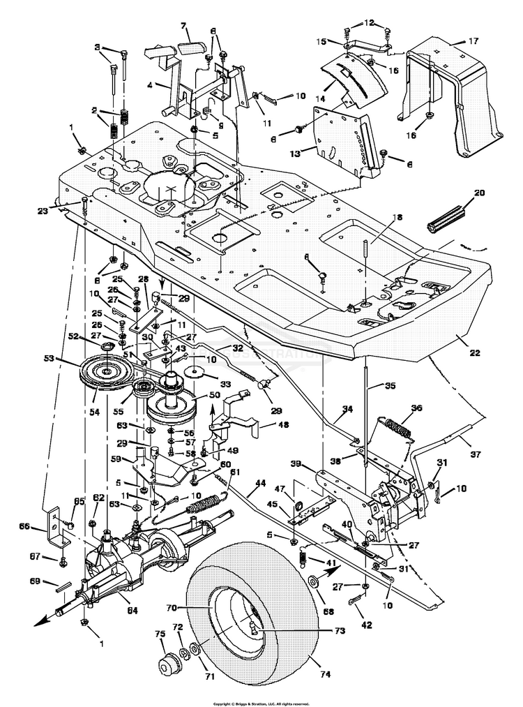 30540x29A Murray - Rear Engine Rider (RER) (1997) - PartsWarehouse