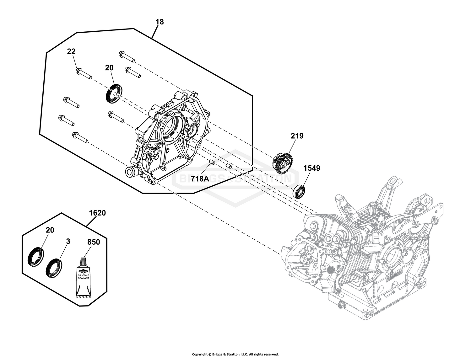 Crankcase Cover/Sump Group