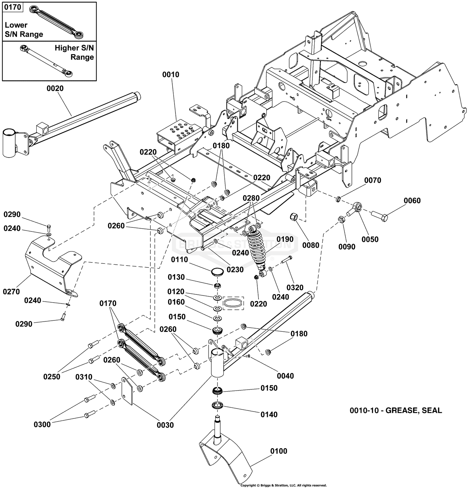 Main Frame and Front Suspension Group