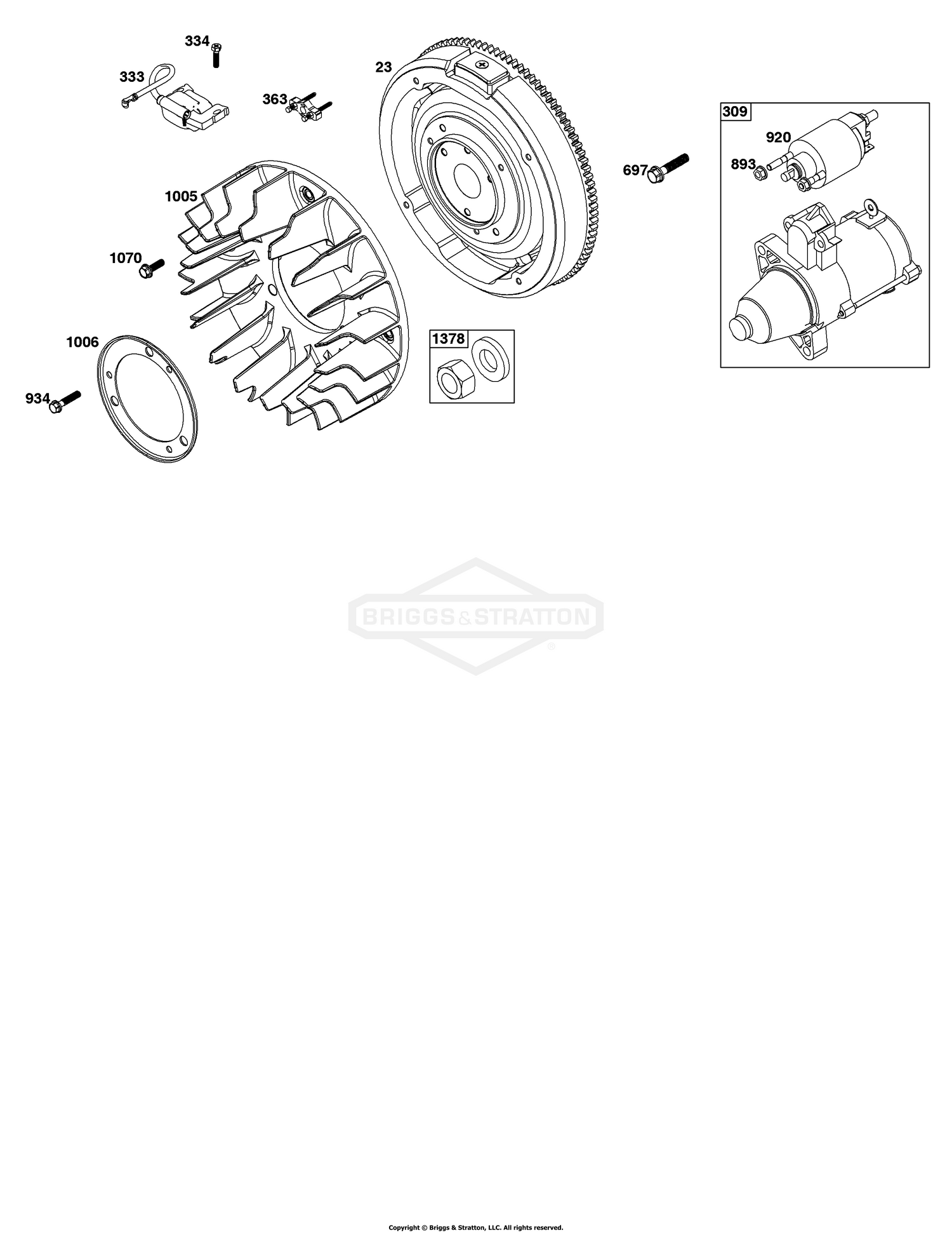 Flywheel, Ignition, and Starter Group