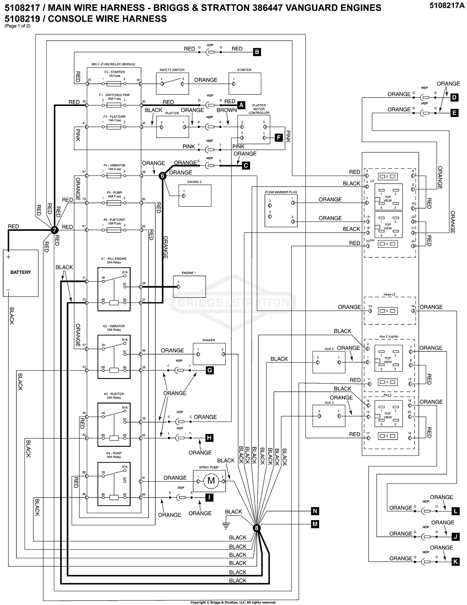 Electrical Schematic - Alternator Charging - Page 1