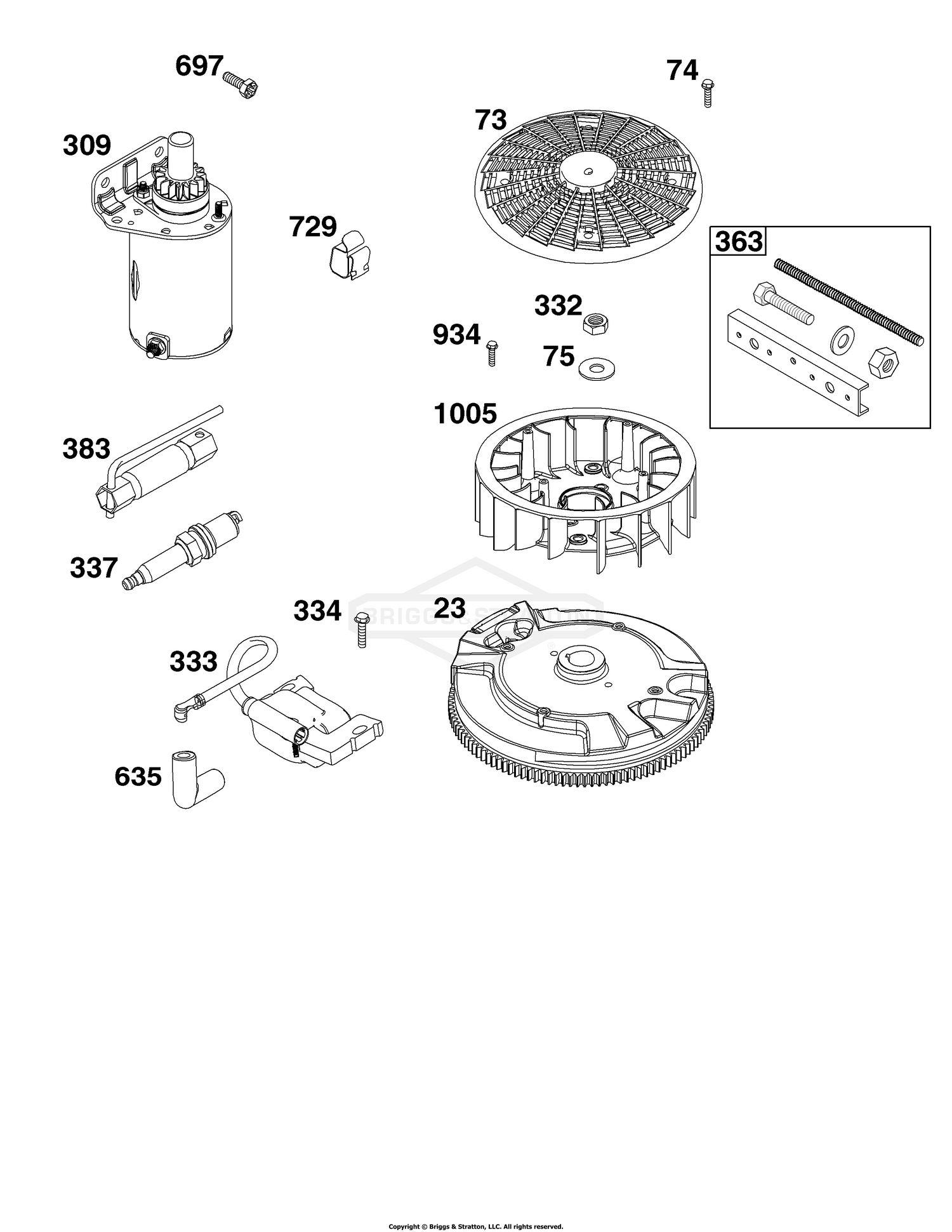 Flywheel, Ignition, and Starter Group