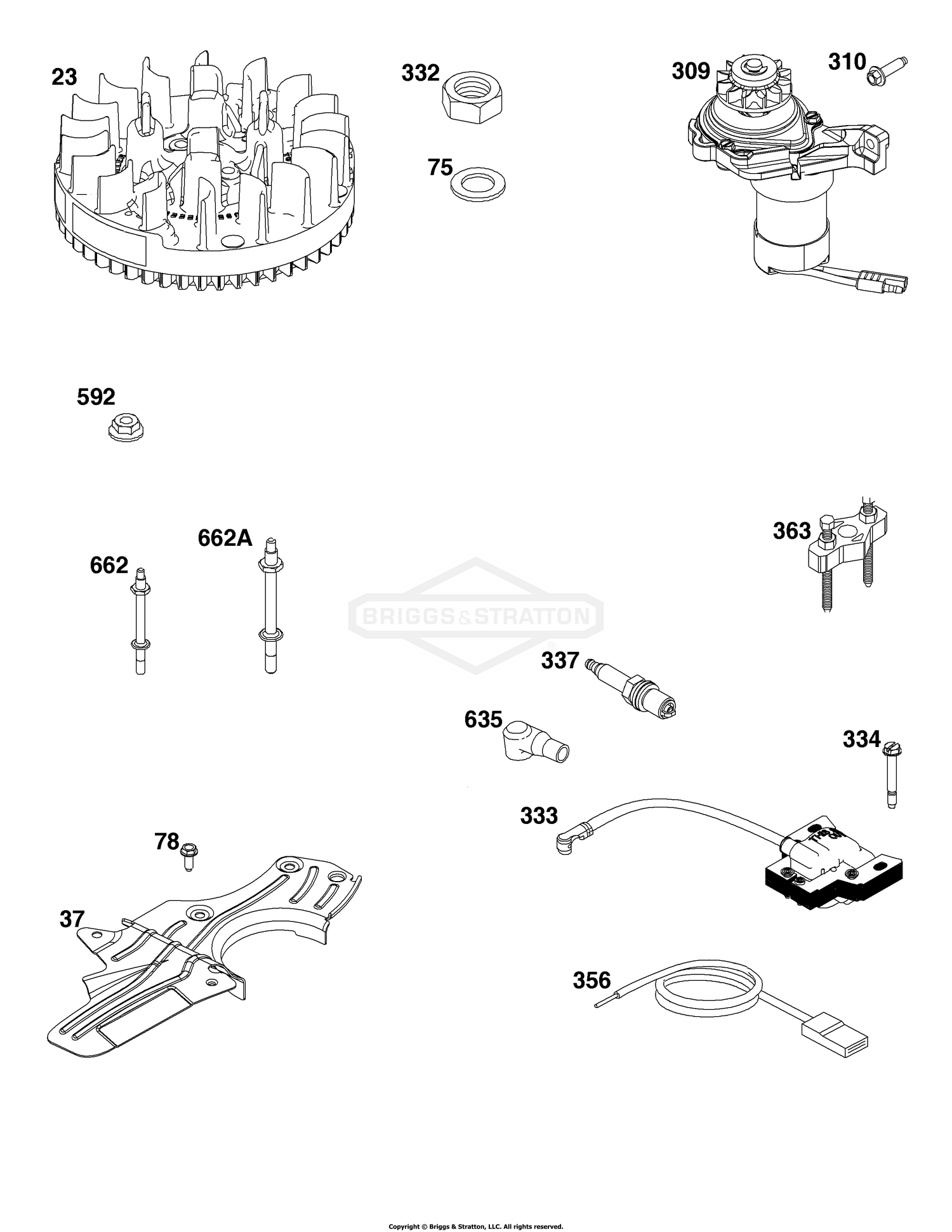 Flywheel, Ignition, and Starter Group