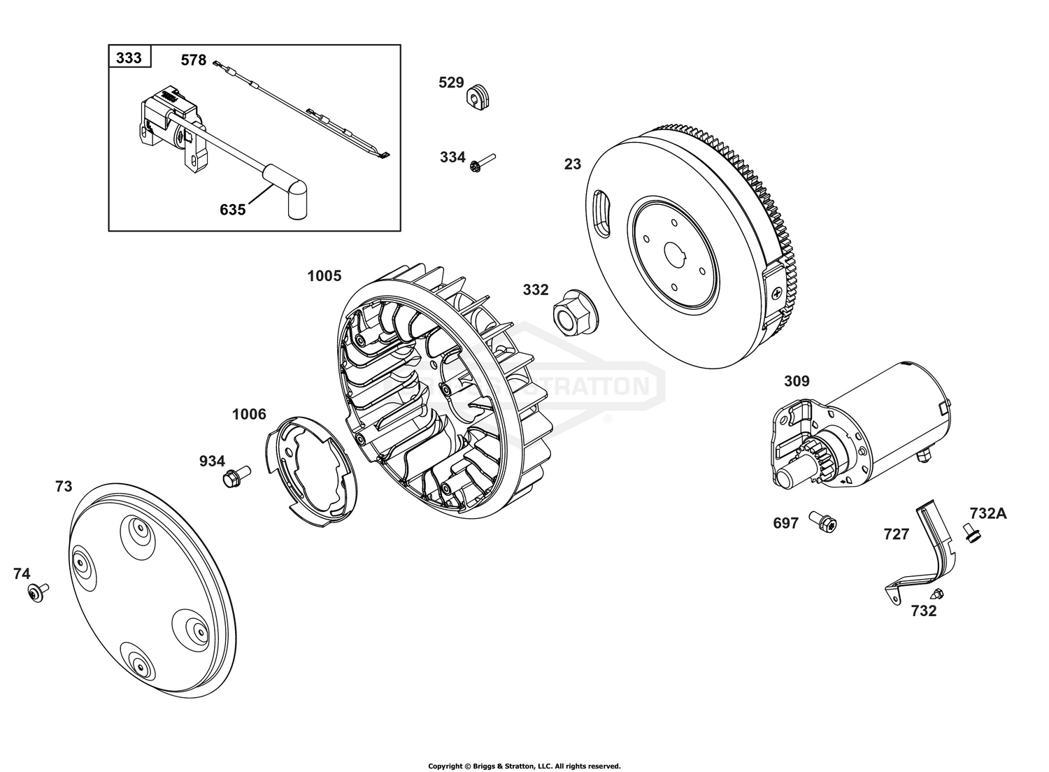 Flywheel, Ignition, and Starter Group