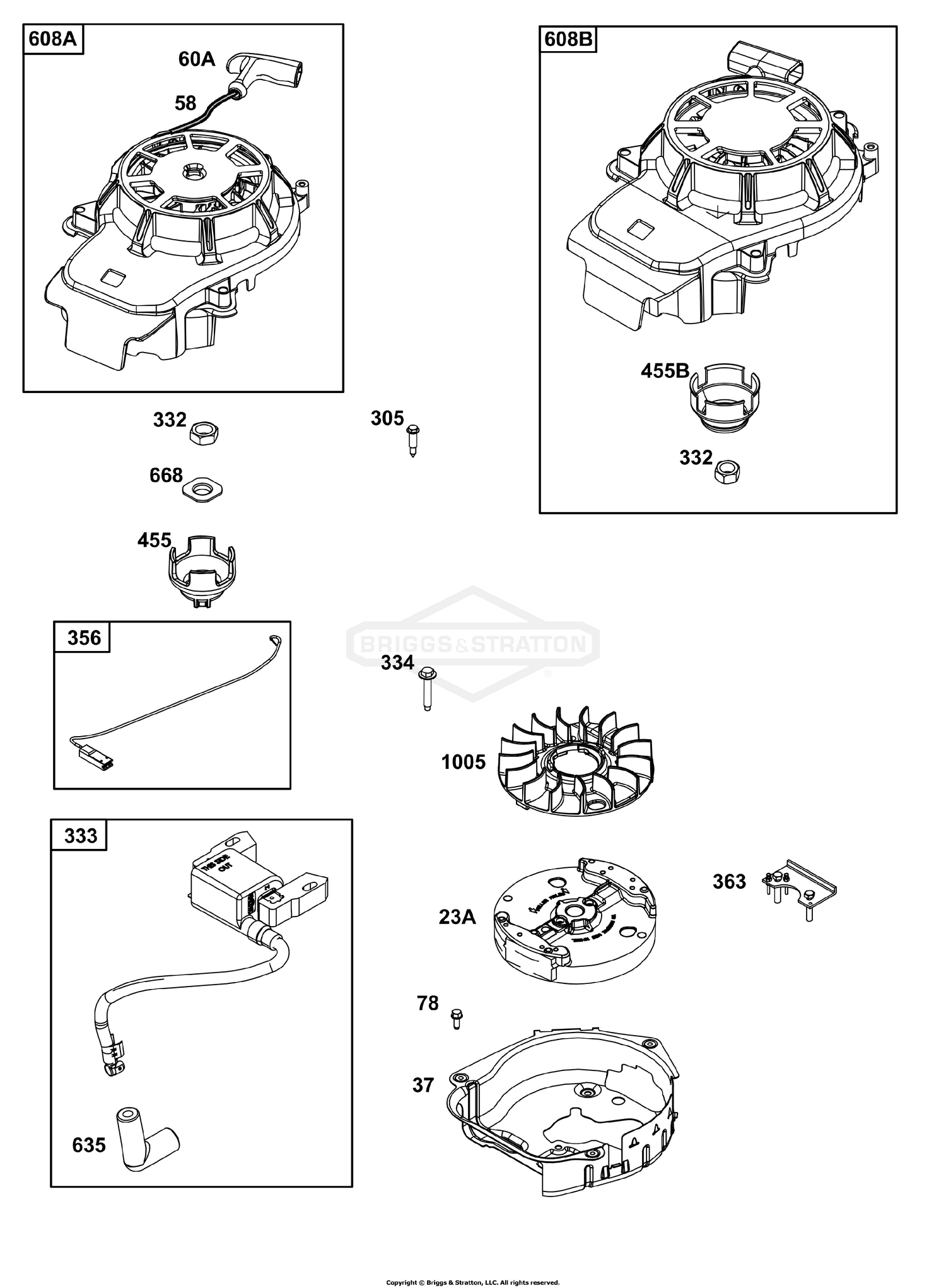 Flywheel, Ignition, and Starter Group