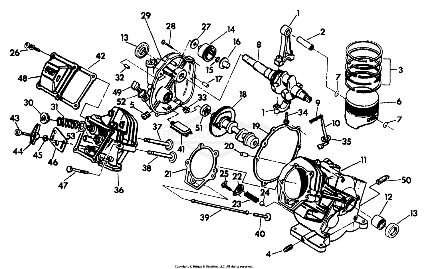 Engine Block - Repair Parts No. 83239