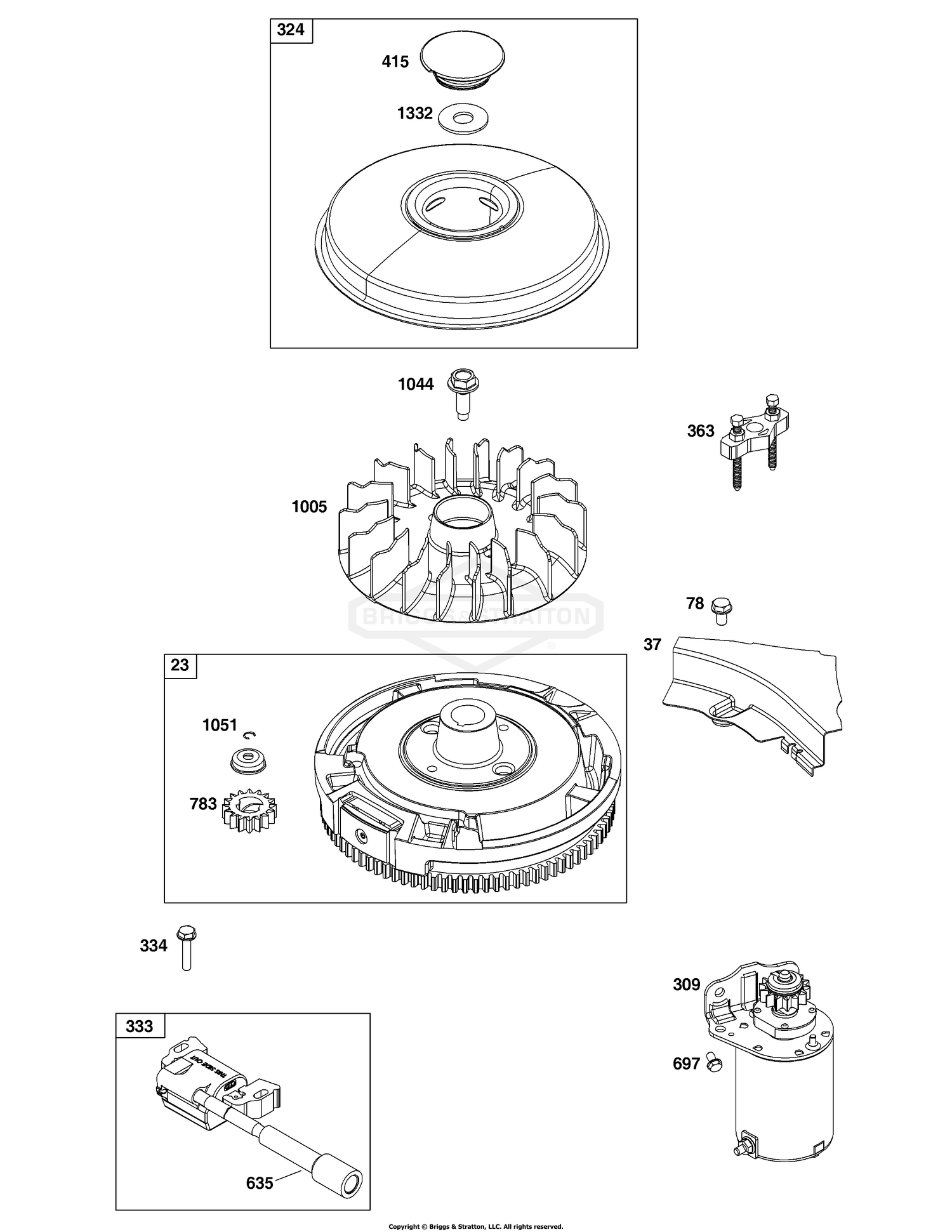 Flywheel, Ignition, and Starter Group