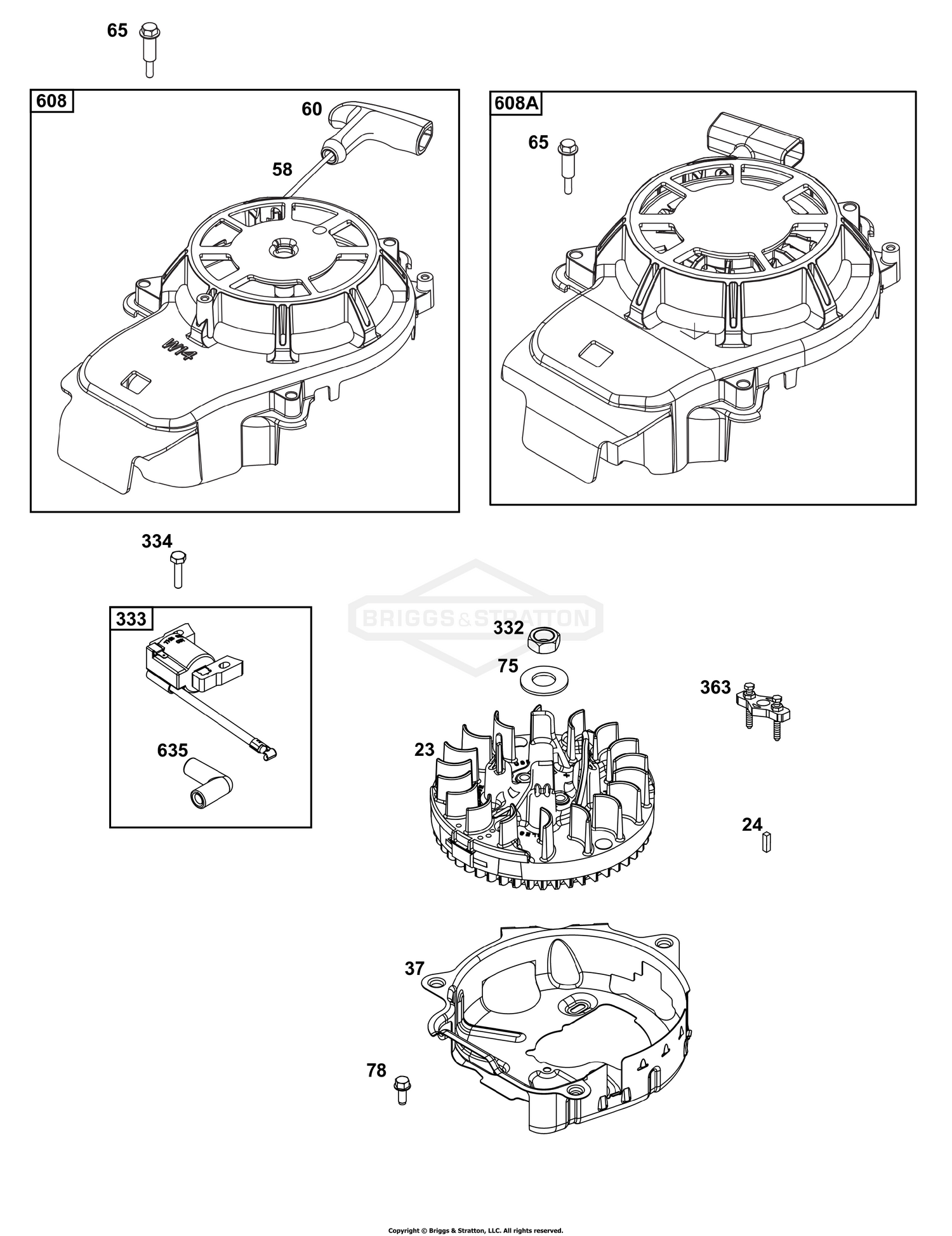 Flywheel, Ignition, and Starter Group
