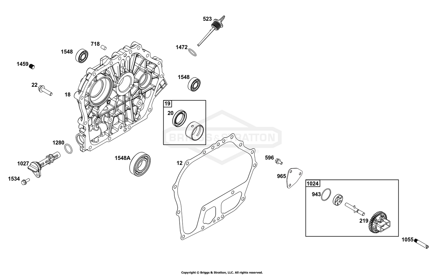 Crankcase Cover/Sump Group