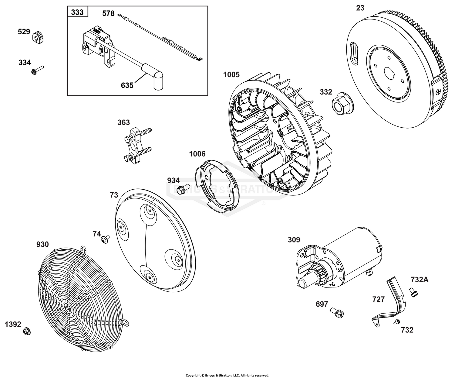Flywheel, Ignition, and Starter Group