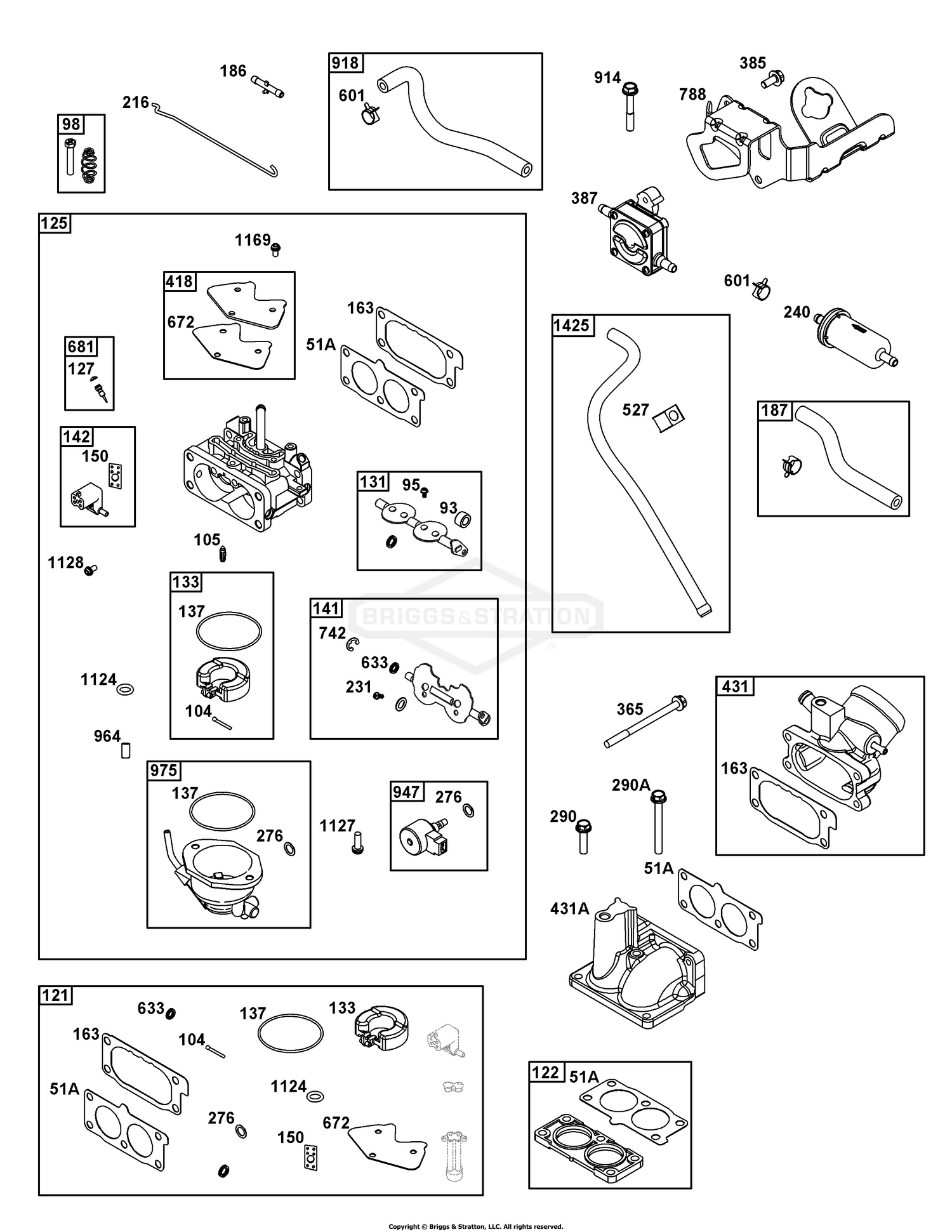 Carburetor and Fuel Supply Group