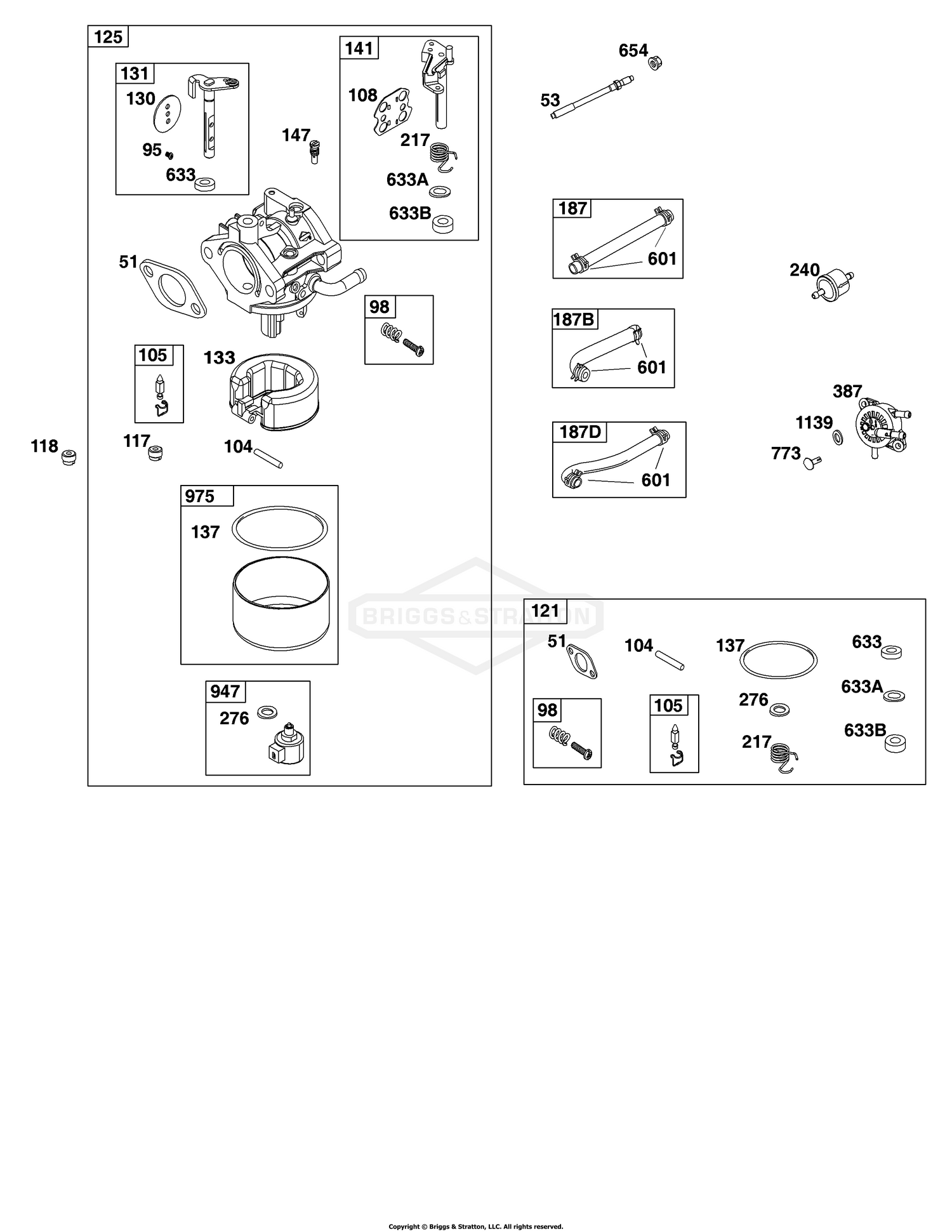 Carburetor and Fuel Supply Group