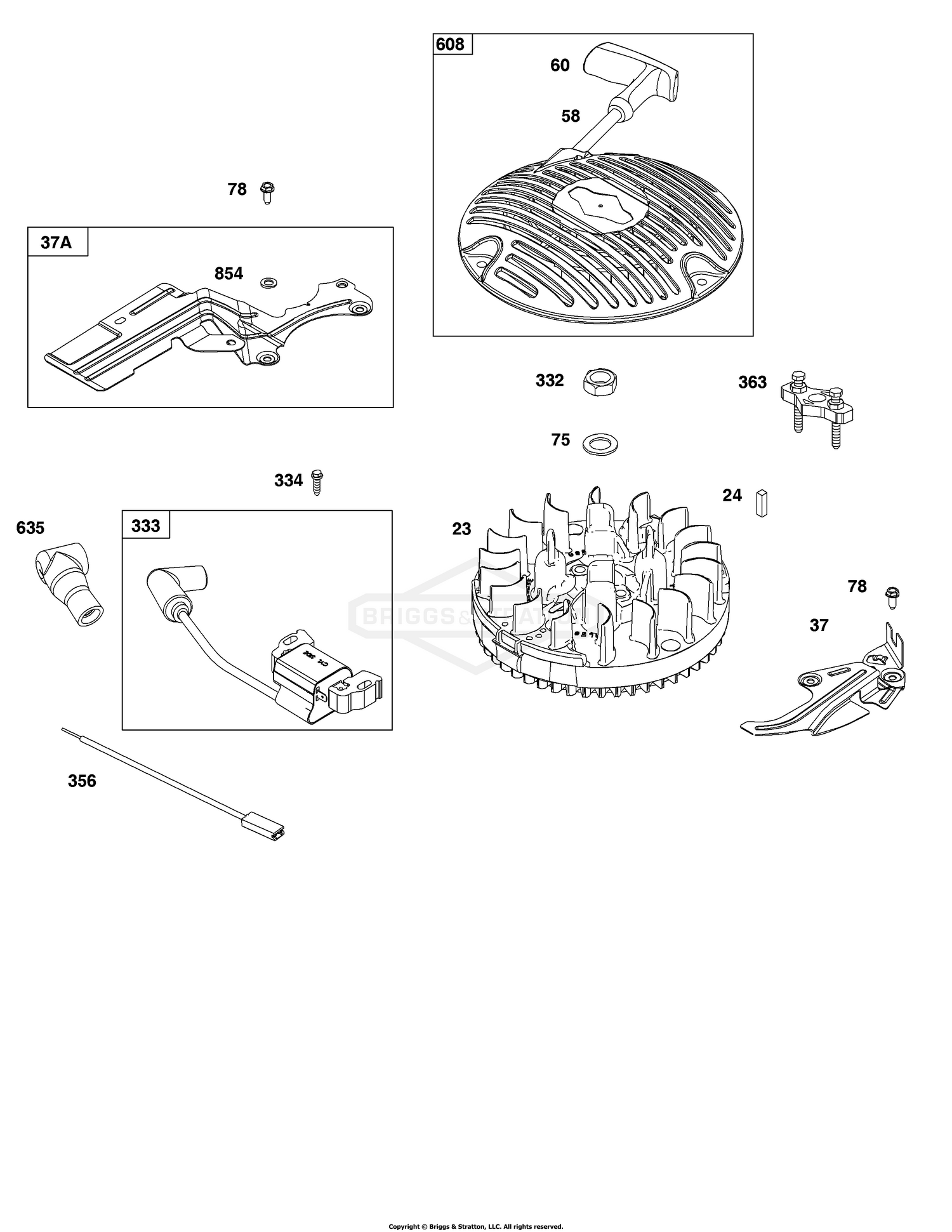 Flywheel, Ignition,and Starter Group