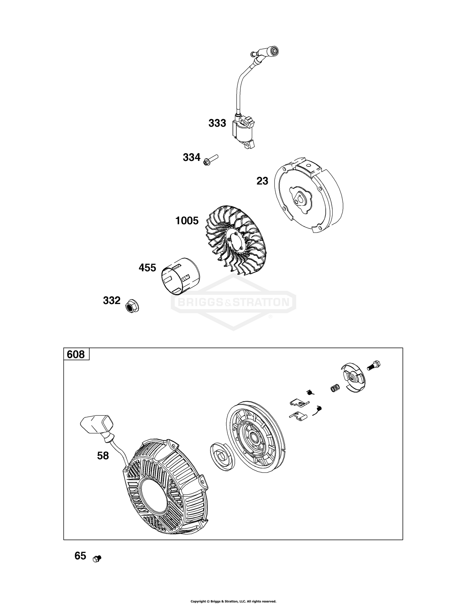 Flywheel, Ignition, and Starter Group