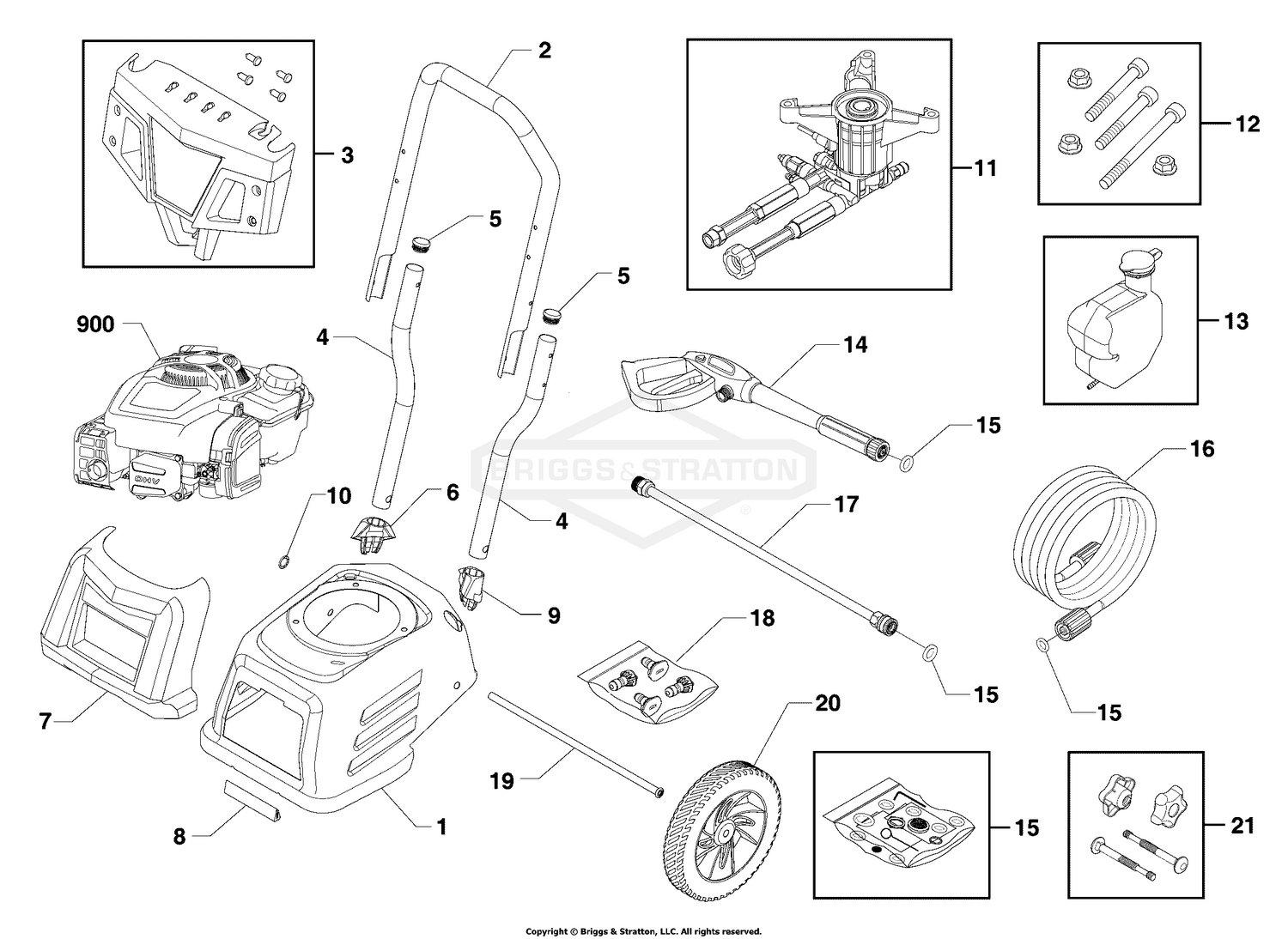 Troy bilt 3100 2024 psi pressure washer carburetor