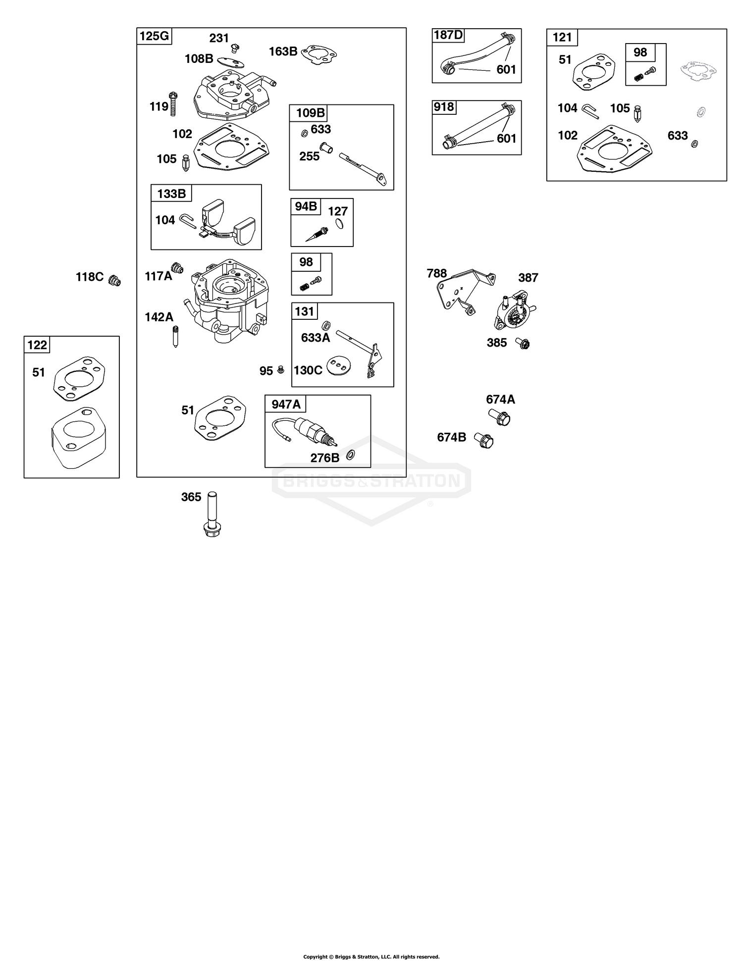 Carburetor and Fuel Supply Group