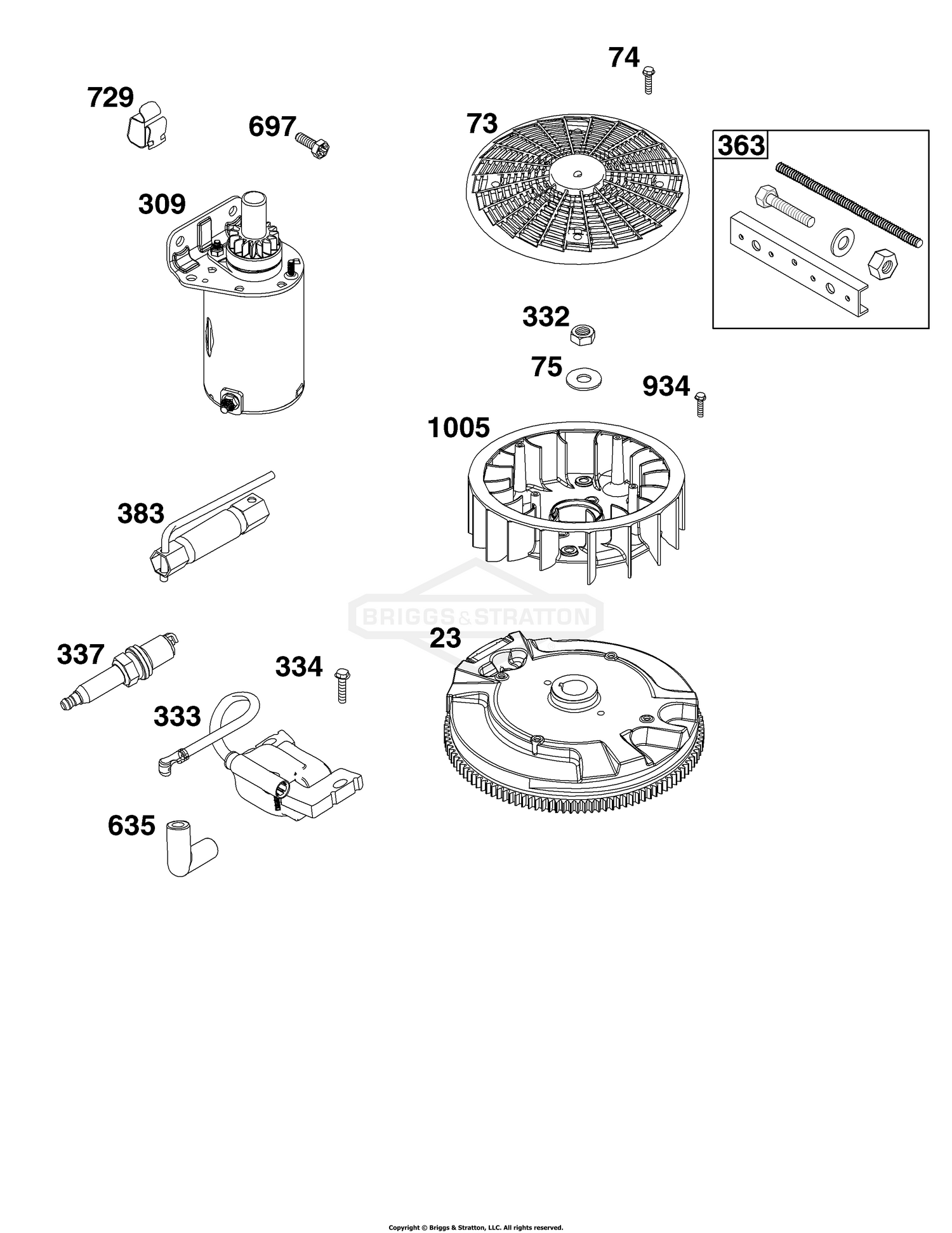 Flywheel, Ignition, and Starter Group
