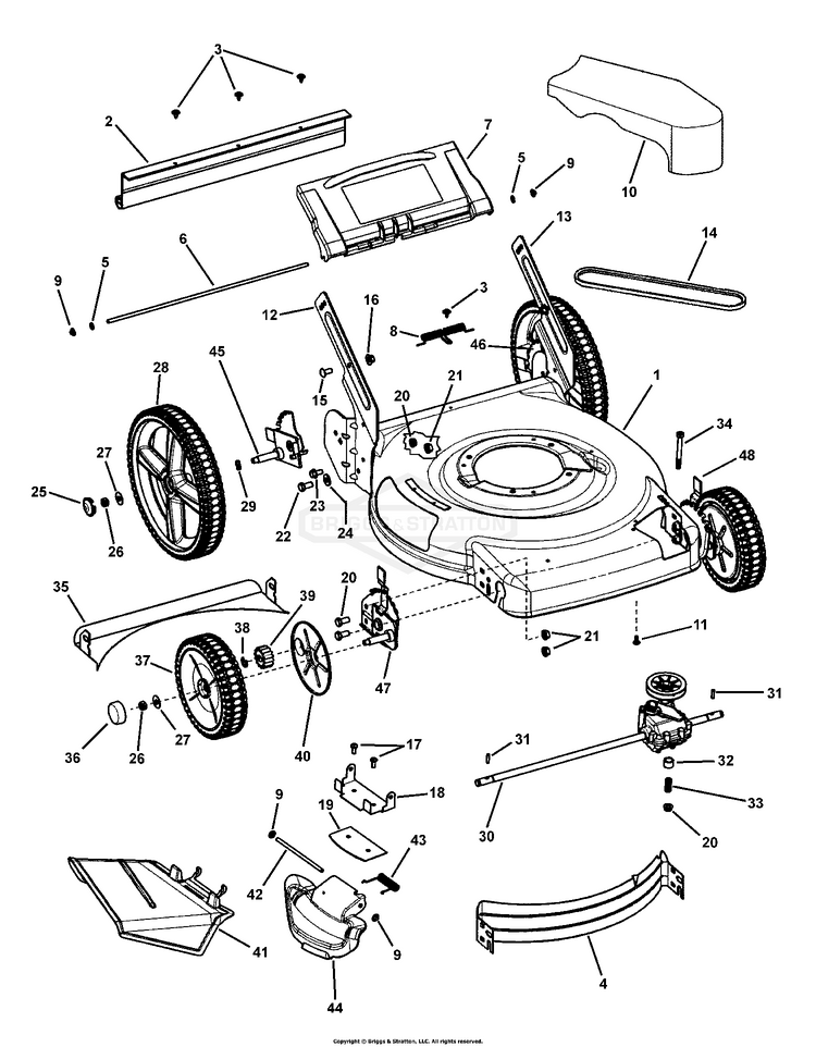 Brute 625 lawn discount mower