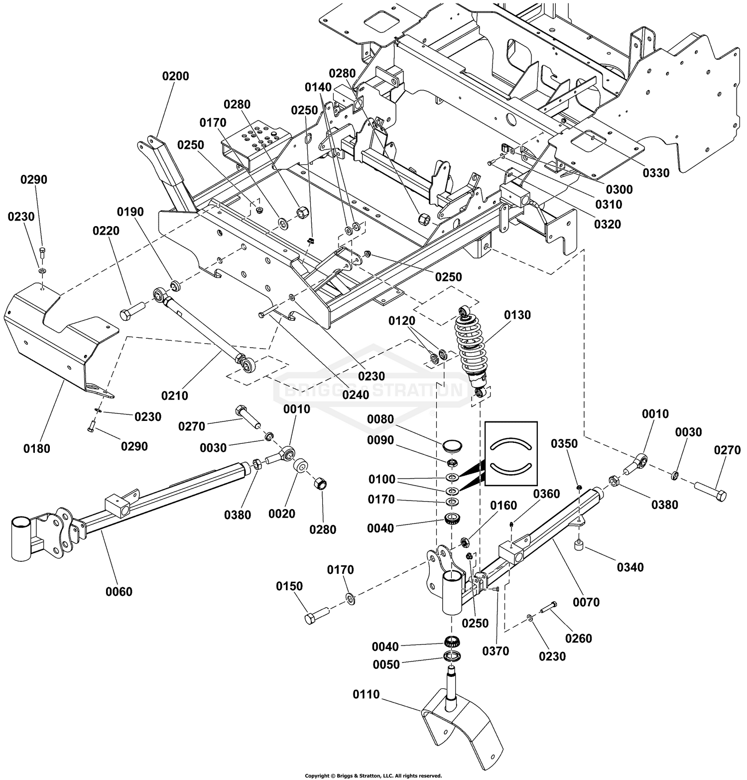 Main Frame and Front Suspension Group