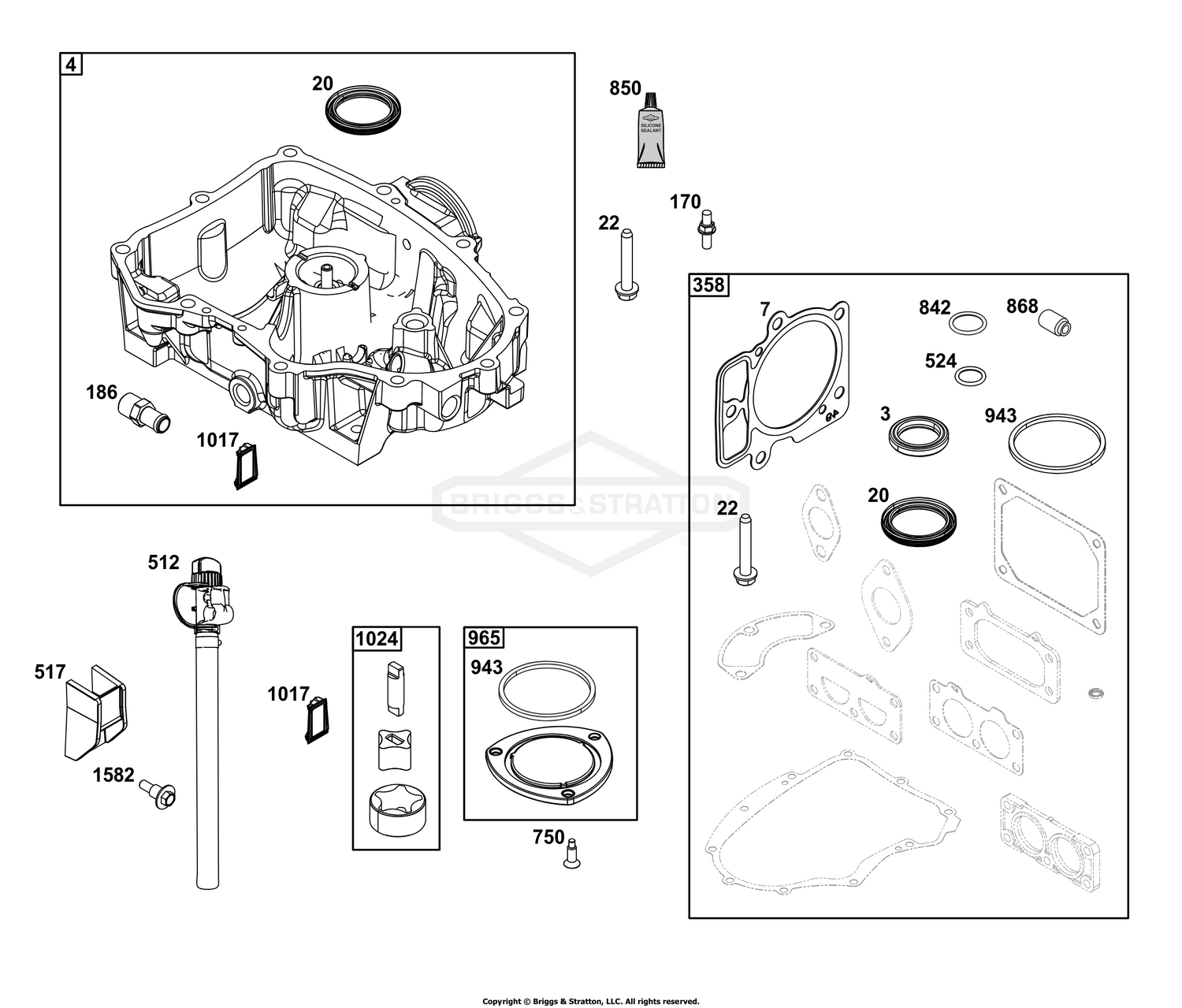 Crankcase Cover/Sump Group