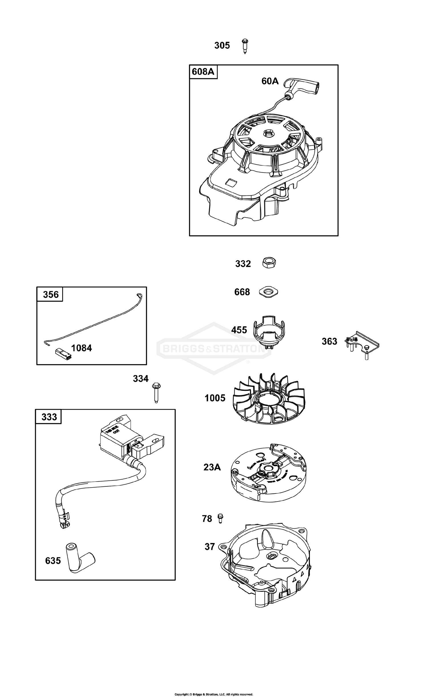 Flywheel, Ignition, and Starter Group
