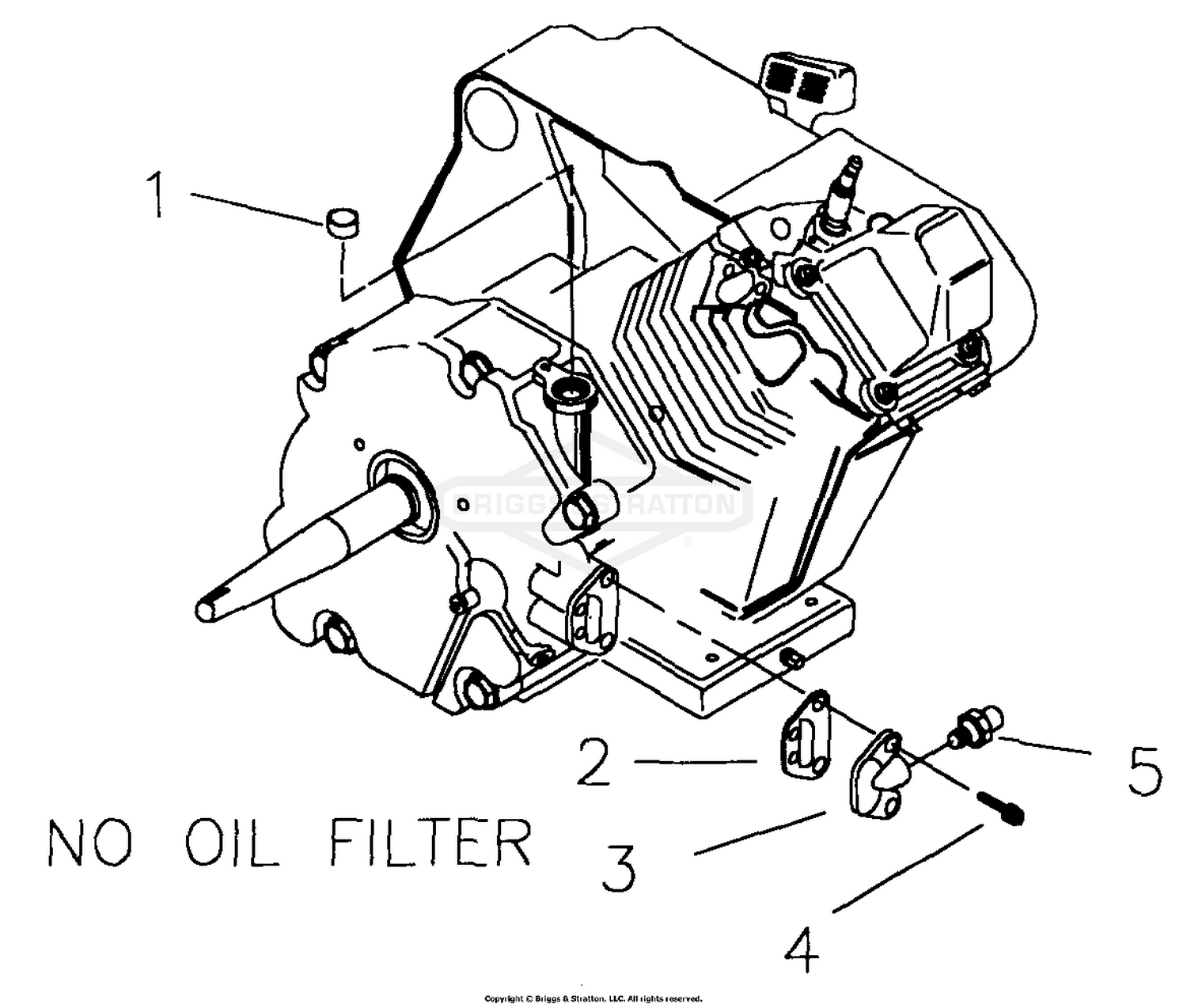 Oil Pressure Switch & Blockoff