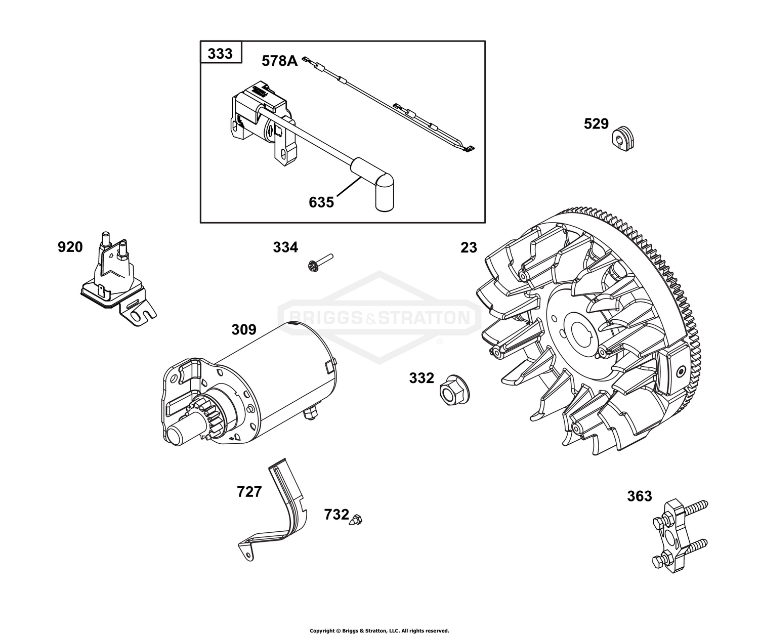 Flywheel, Ignition, and Starter Group