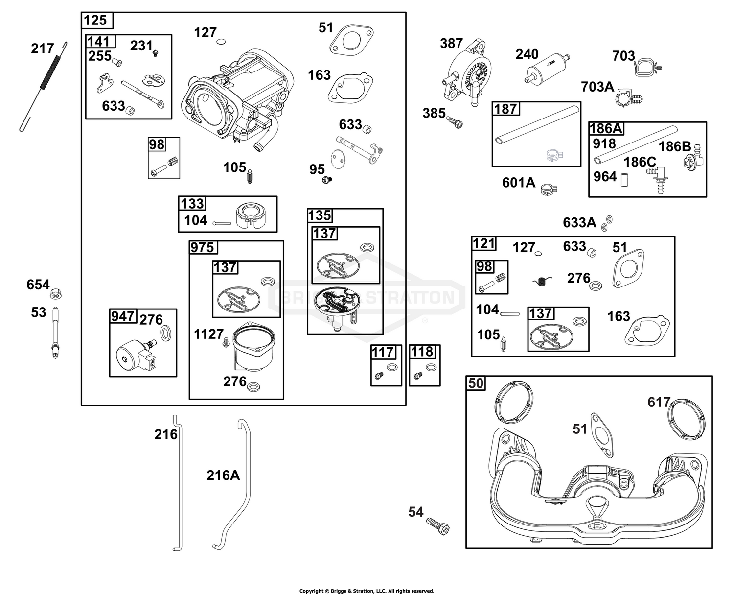 Carburetor and Fuel Supply Group