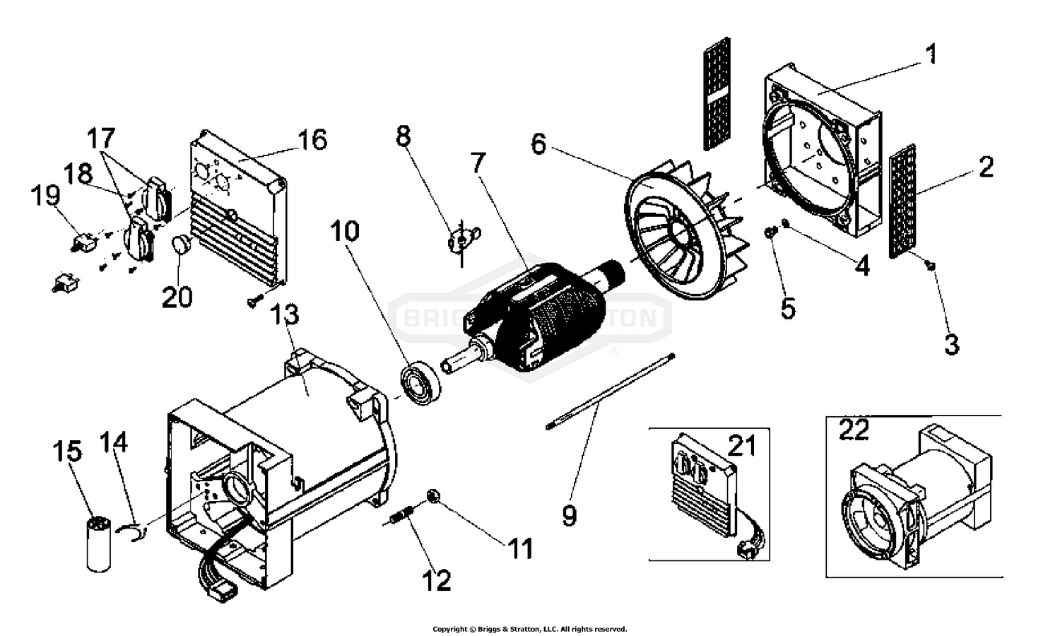 Alternator & Outlet Panel