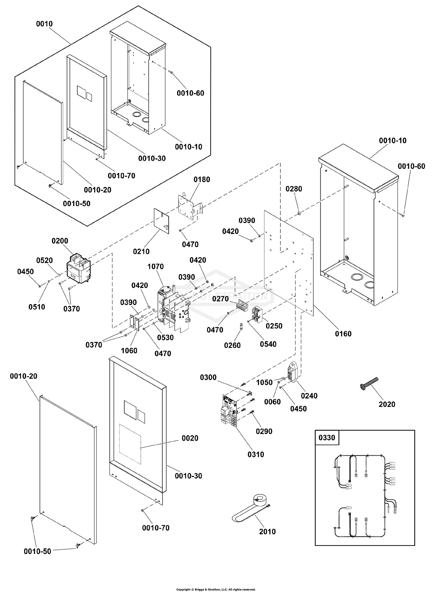 Transfer Switch - Hingeless Enclosure