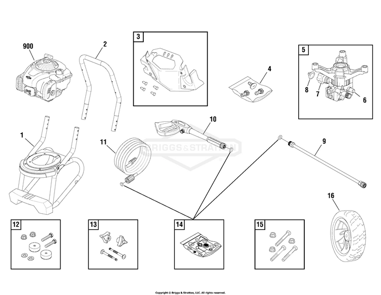 Ricambio Pompa Per Lavapressione Pompa Per Idropulitrice 7/8 Albero 2800PSI - Compatibile Con Briggs & Stratton E Altre Marche, Garanzia 1 Anno Pompa - Foto 7