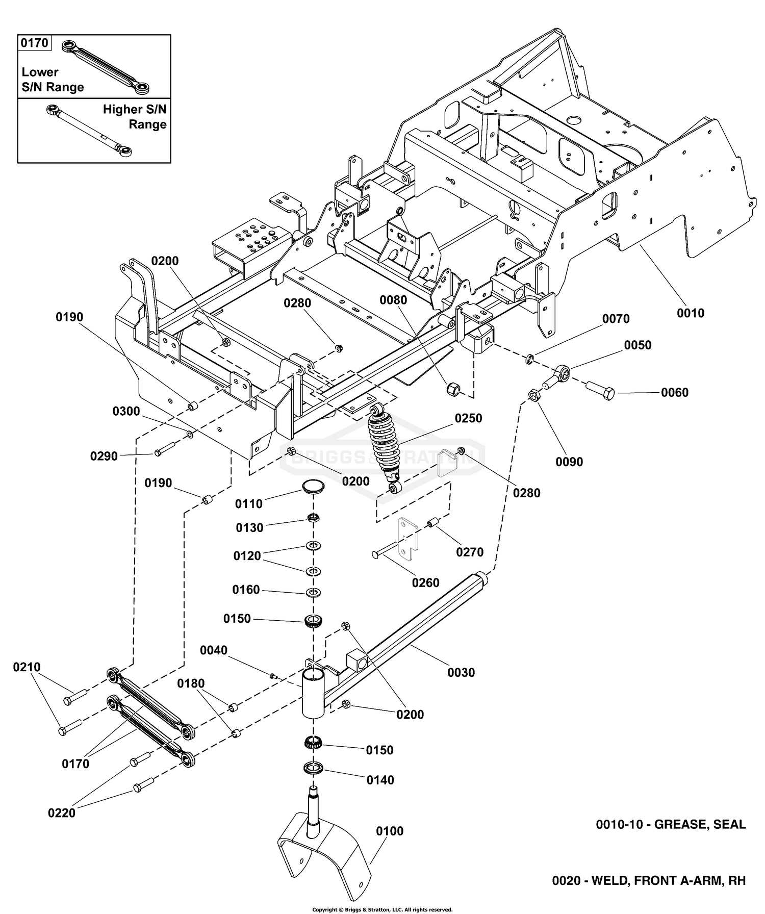Main Frame and Front Suspension Group