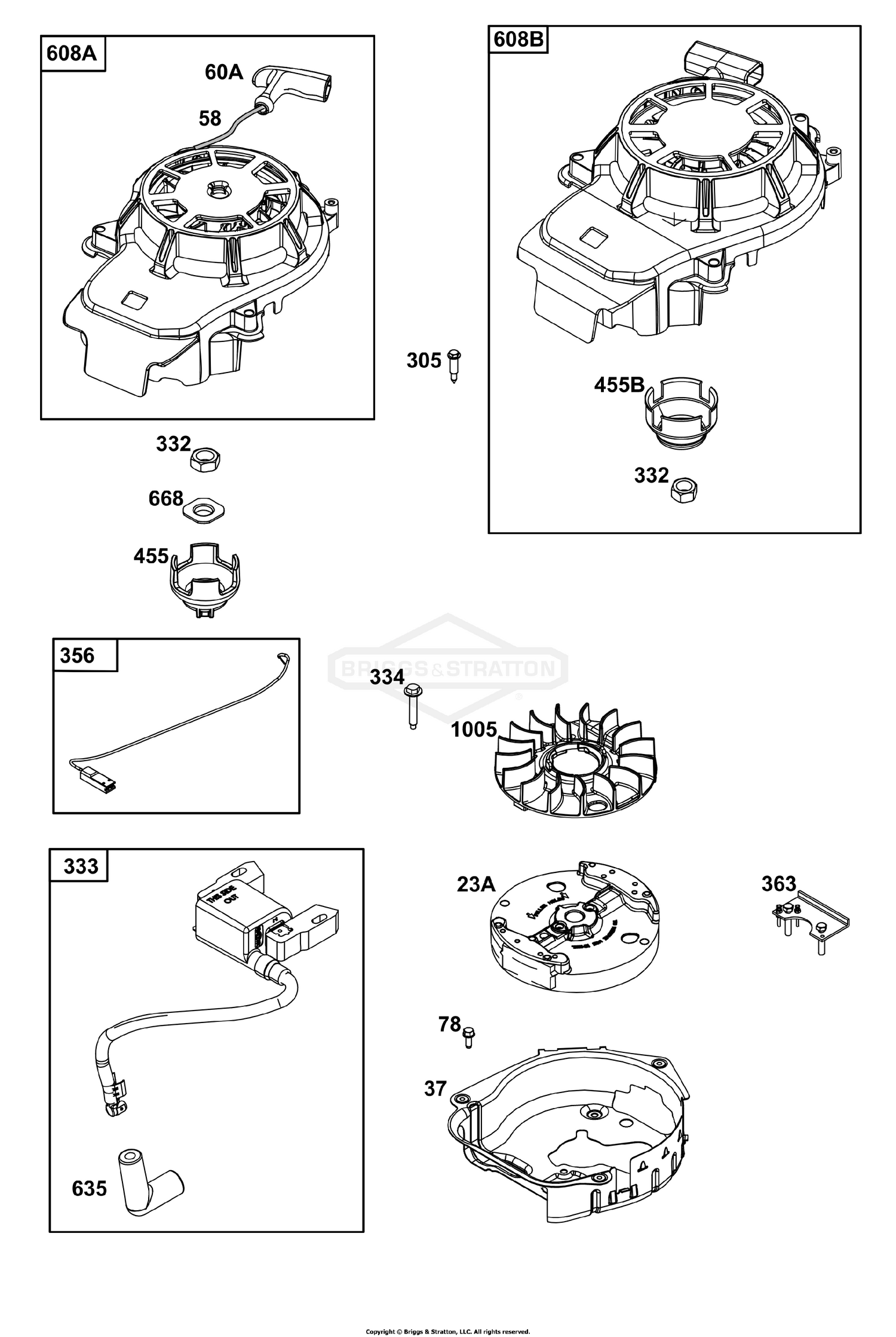 Flywheel, Ignition, and Starter Group