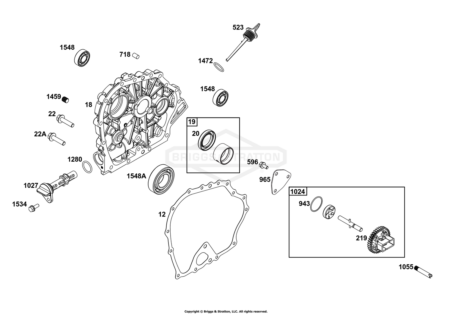 Crankcase Cover/Sump and Lubrication Group